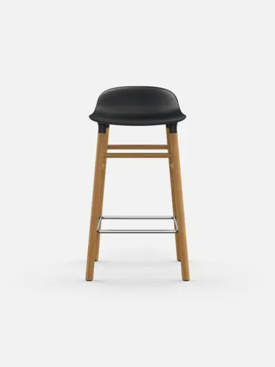 Form Bar Stool Oak Base